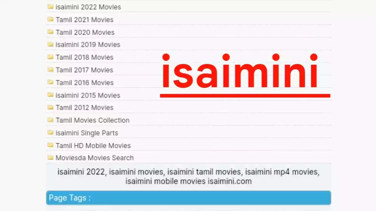 Tamil movie download isaimini